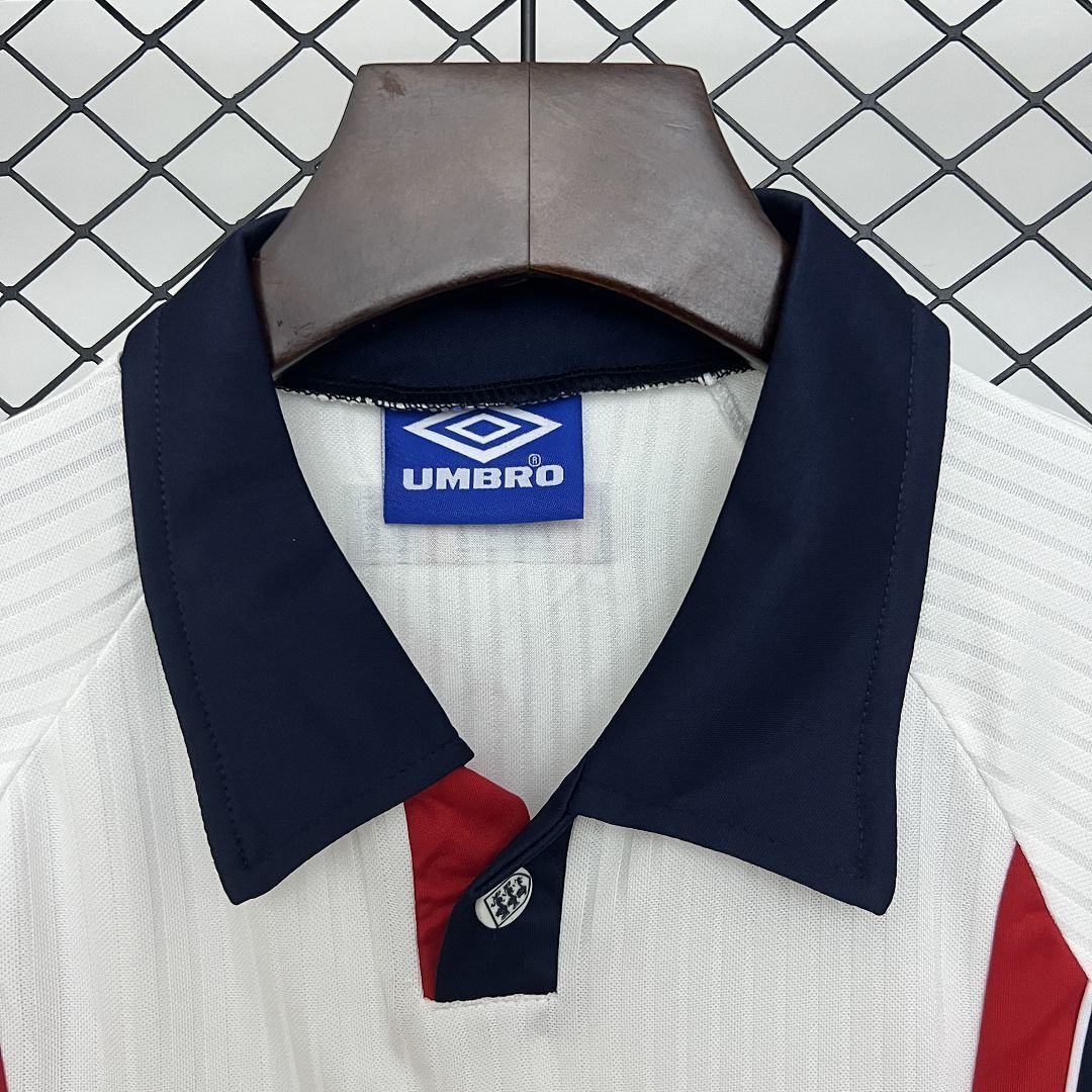 1998 England Home Retro Kid Kits Youth Apparels Soccer AAAAJersey Yupoo 4