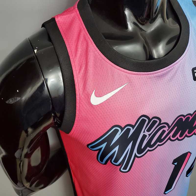 New Miami Heat HERRO#14 City Edition Pink Blue Gradient Color 7
