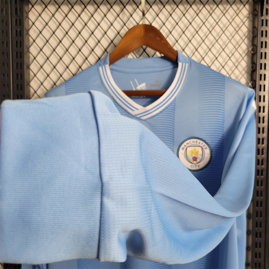 23-24 Manchester City home Long Sleeve 2