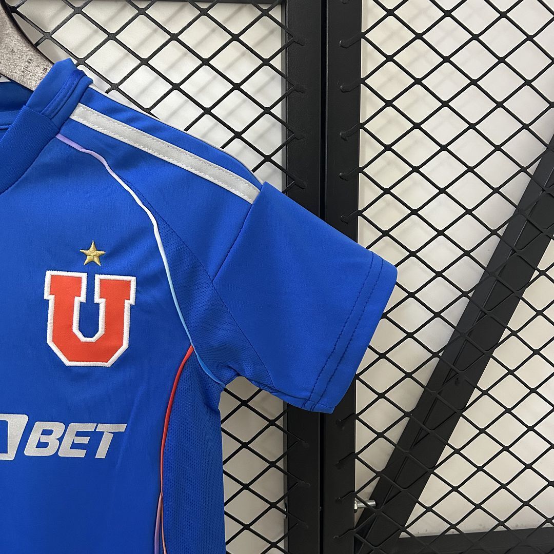 25-26 University of Chile Home Kid Kits Youth Apparels AAAAJersey Dropship Yupoo 2