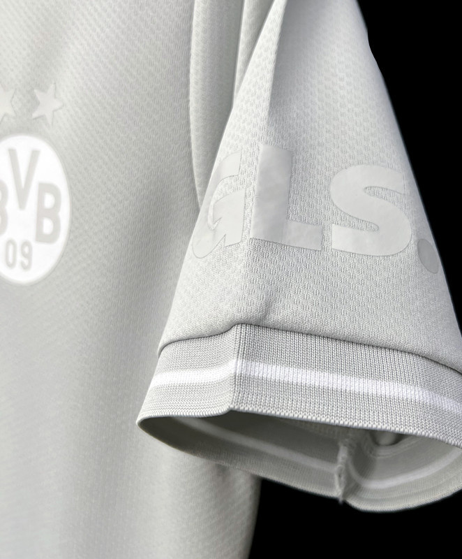 23-24 Dortmund Silvery White S-XXL best soccer jersey 5
