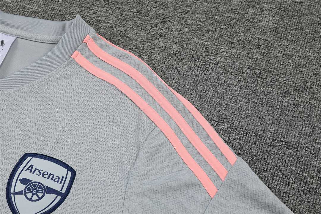 22-23 Arsenal training suit short sleeve kit Grey 10