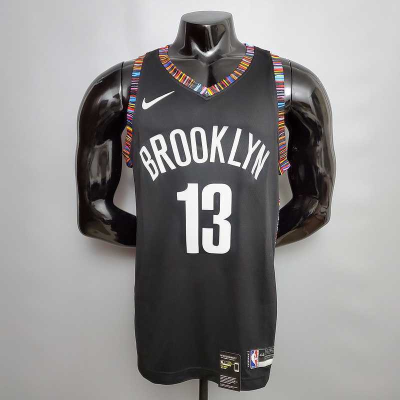 Harden #13 Brooklyn Nets City version black