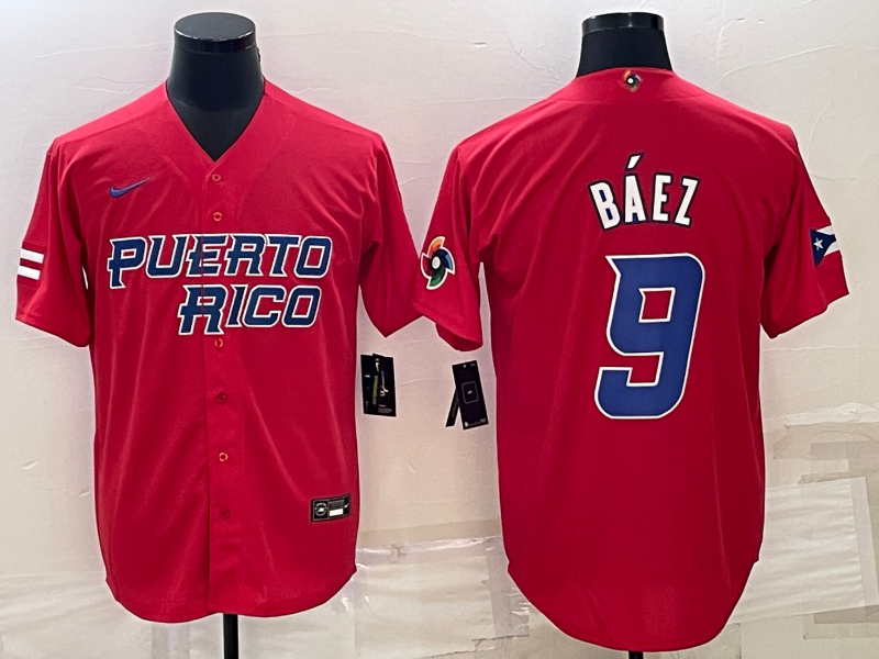Puerto Rico 2023 World Cup Baseball Jerseys 15