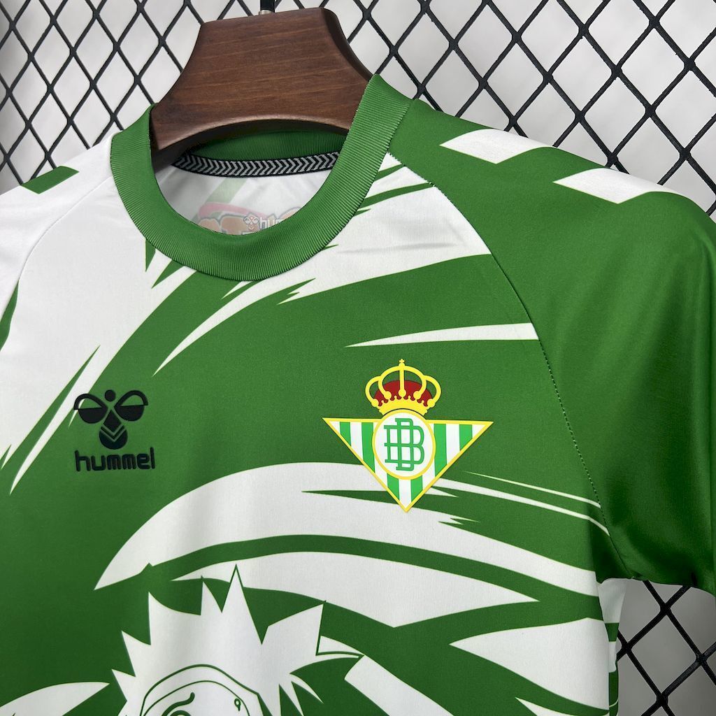 25-26 Real Betis Hummel x Limited-edition Naruto Kid Kits Youth Apparels AAAAJersey Wholesale Y 5