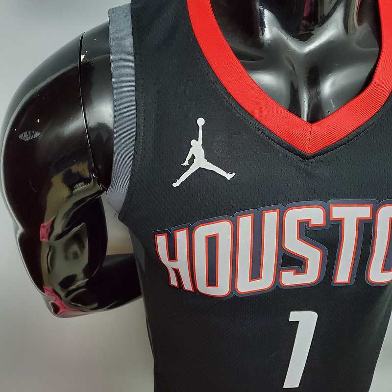 New Rockets Jordan McGrady#1 Theme Limited City Edition Black 5