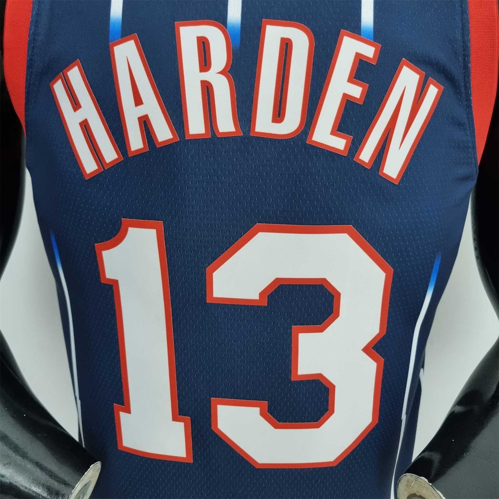 2022 Houston Rockets Harden #13 City Edition NBA Jersey 3