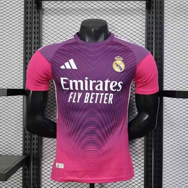 25-26 Real Madrid Gradient Special Edition Football Player Version Shirt AAAAJersey Wholesale Y