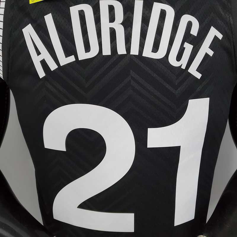 2021 ALDRIDGE#21 Brooklyn Nets Bonus Edition Black 3
