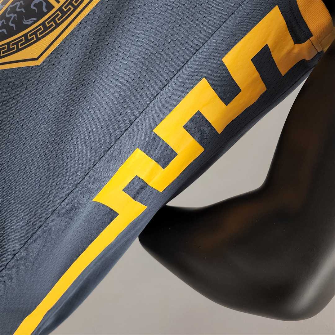 2018 KUMINGA#00 Golden State Warriors Grey NBA Jersey 1