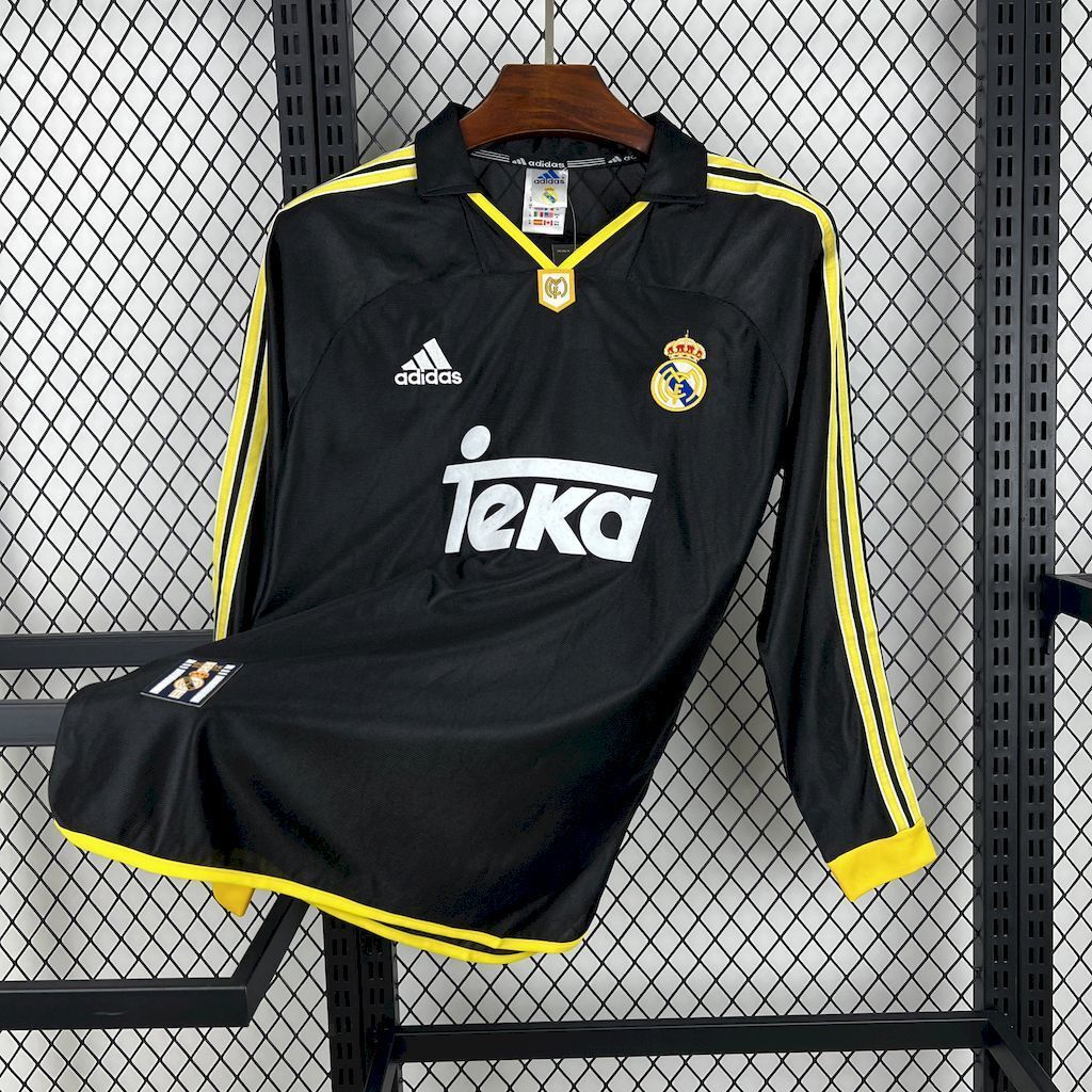 98-99 Real Madrid Away Long Sleeve Retro Kit Vintage Shirt AAAAJersey Supplier Yupoo