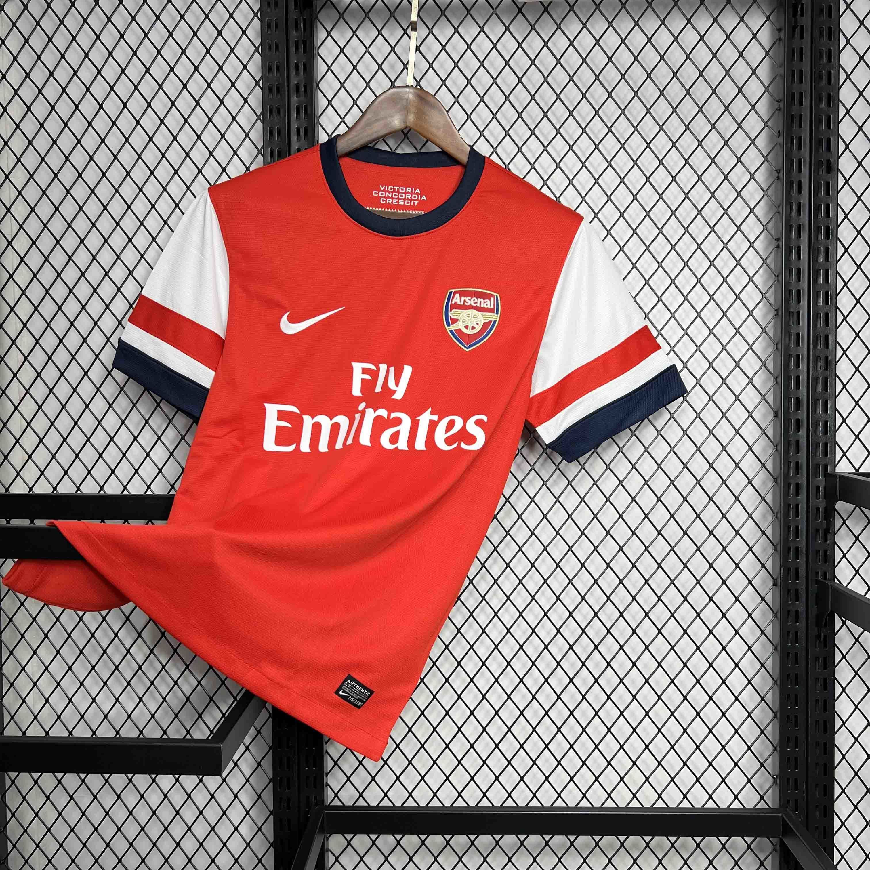 12-13 Arsenal Home Retro Kit Vintage Shirt AAAAJersey Wholesale Yupoo 2