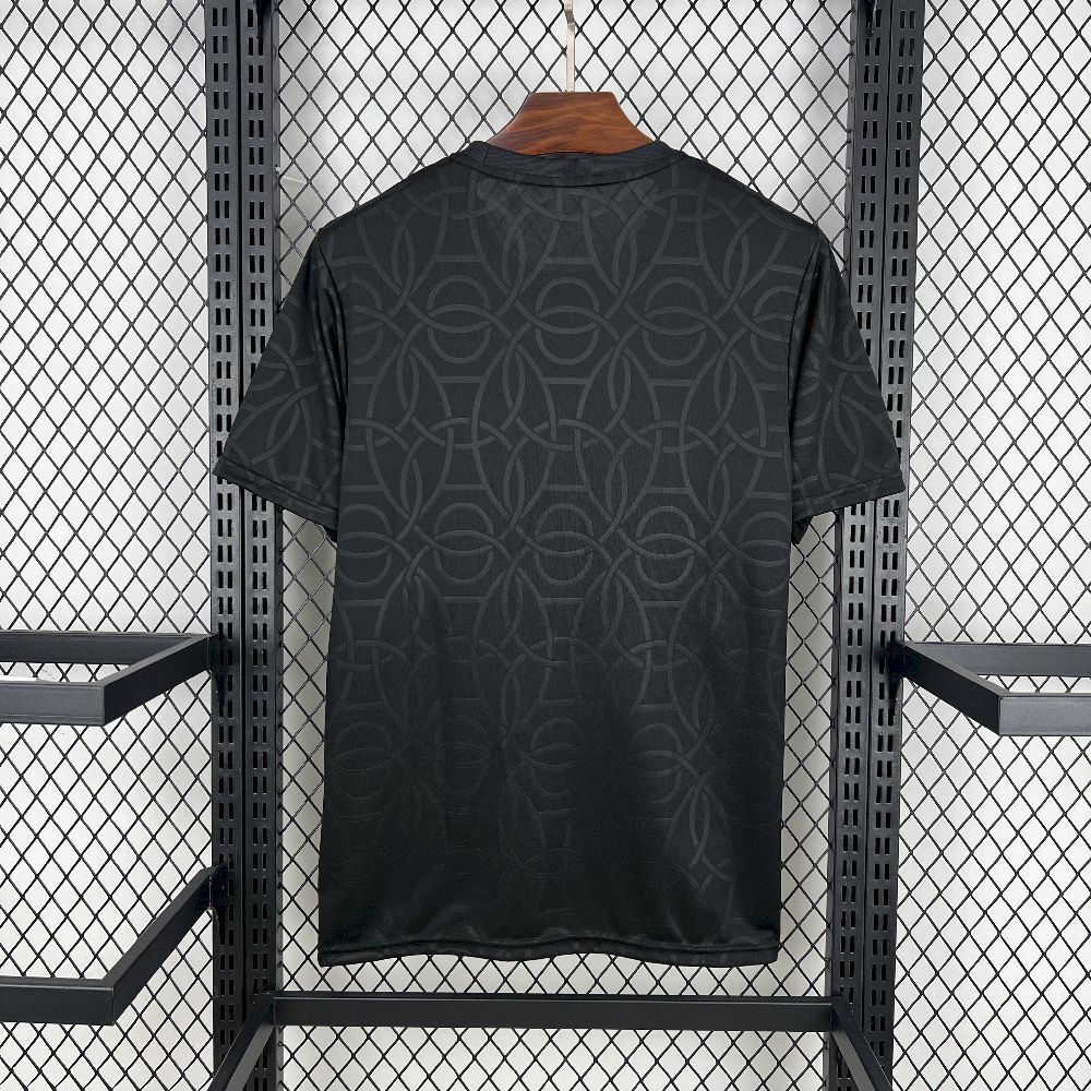 25-26 PSG Black Pre-Match Shirt Football Apparels AAAAJersey Supply Yupoo 1