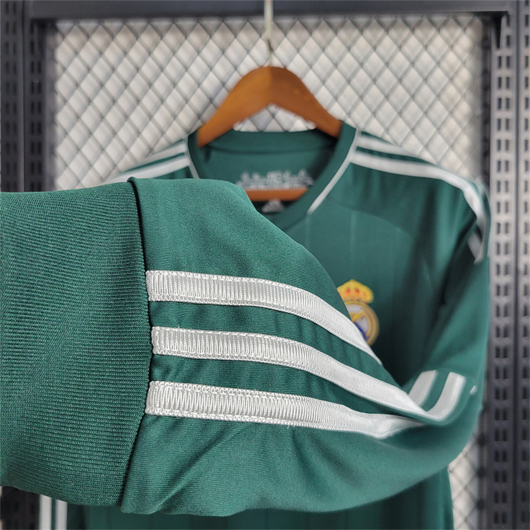 12-13 Real Madrid green third away long sleeve 7