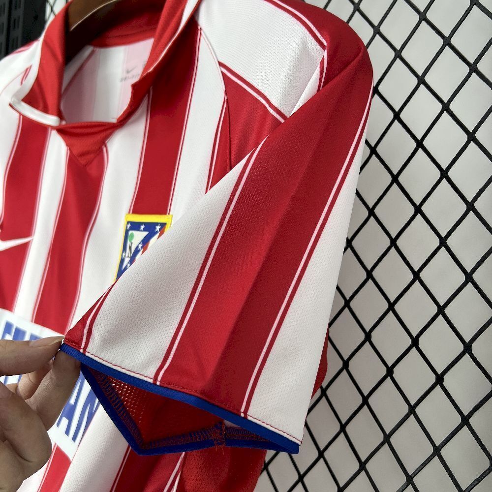 03-04 Atletico Madrid Home Retro Kit Vintage Shirt Football AAAAJersey Supply Yupoo 3