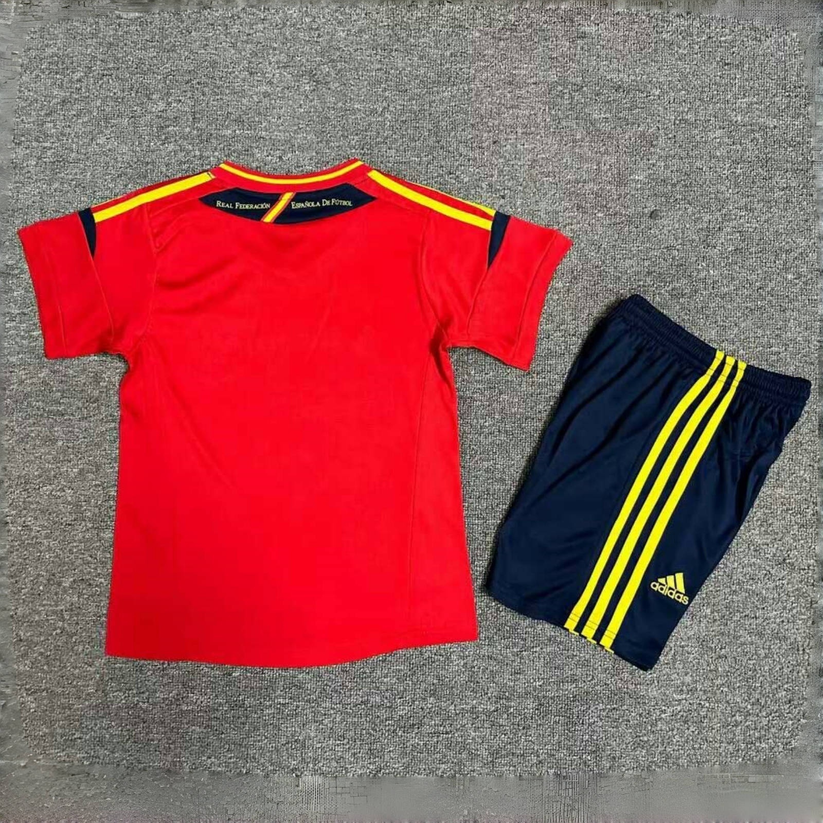 2012 Spain Home Retro Kid Kits Youth Apparels Sport AAAAJersey Yupoo 8