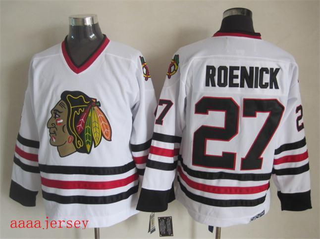 Chicago Blackhawks retro ice hockey jersey M-3XL 芝加哥黑鹰队复古冰球服 7