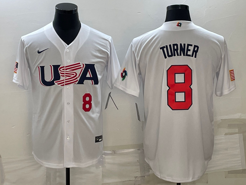 USA 2023 World Cup Baseball Jerseys 91