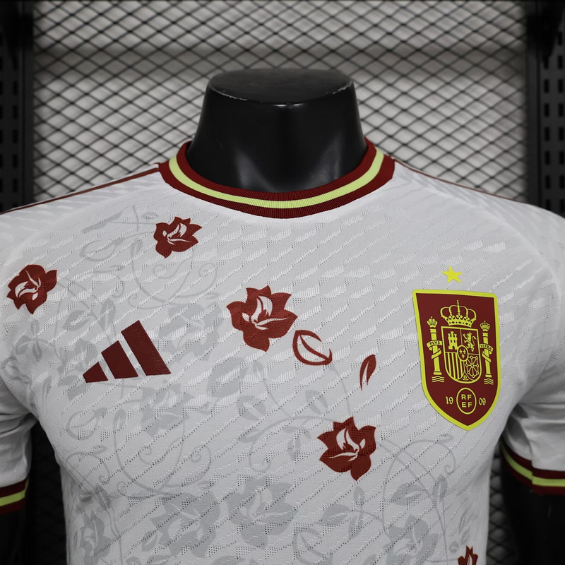 2024 Spain White Special Edition Player Version Shirt Football AAAAJersey Yupoo 2