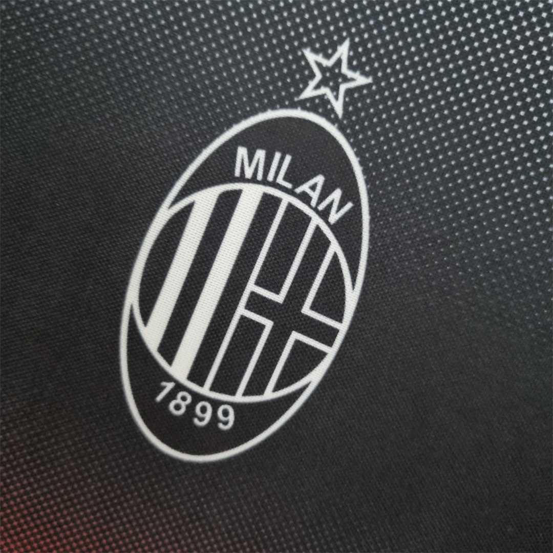 95-96 AC Milan training suit blackwhite 2