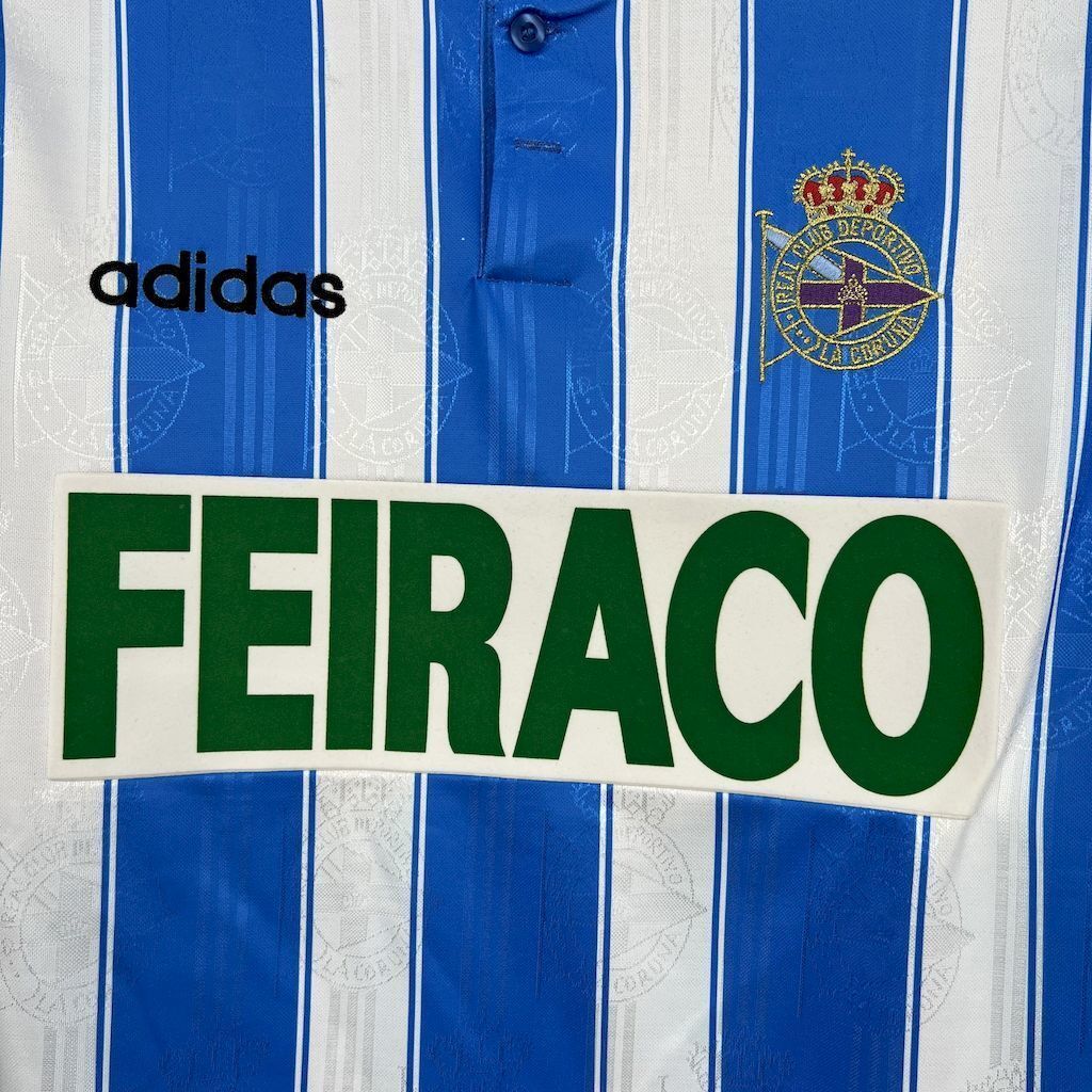97-98 Deportivo La Coruna Home Retro Kit Vintage Shirt AAAAJersey Yupoo 1