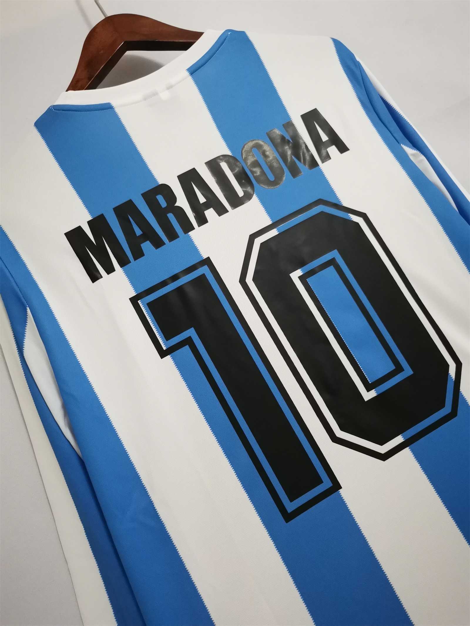 1986 Argentina home long sleeve 7