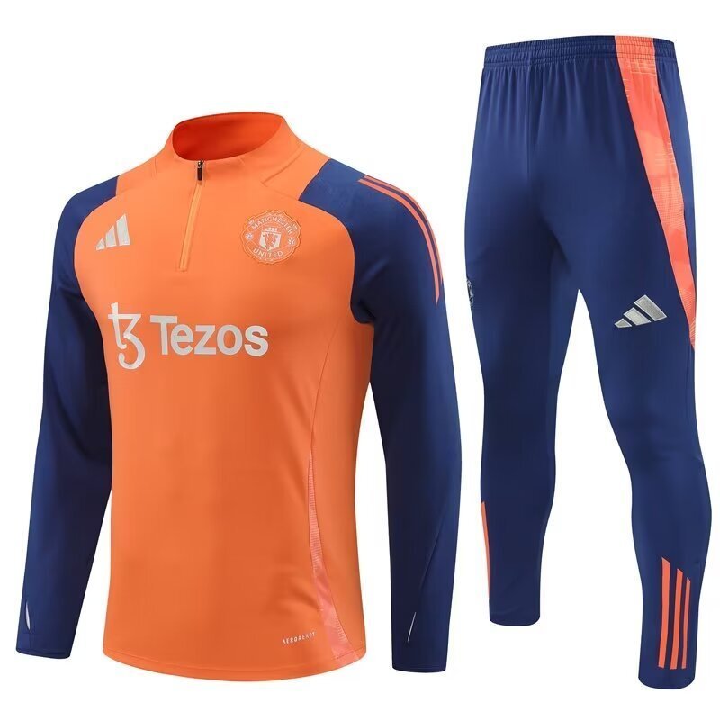 24-25 Manchester United Long Sleeve Training Suit Football Shirts