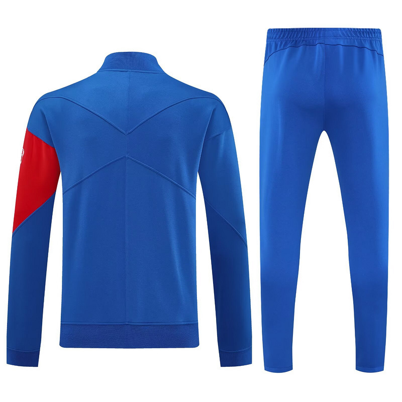 25-26 PSG Blue Football Tracksuits Long Jacket Suits 2