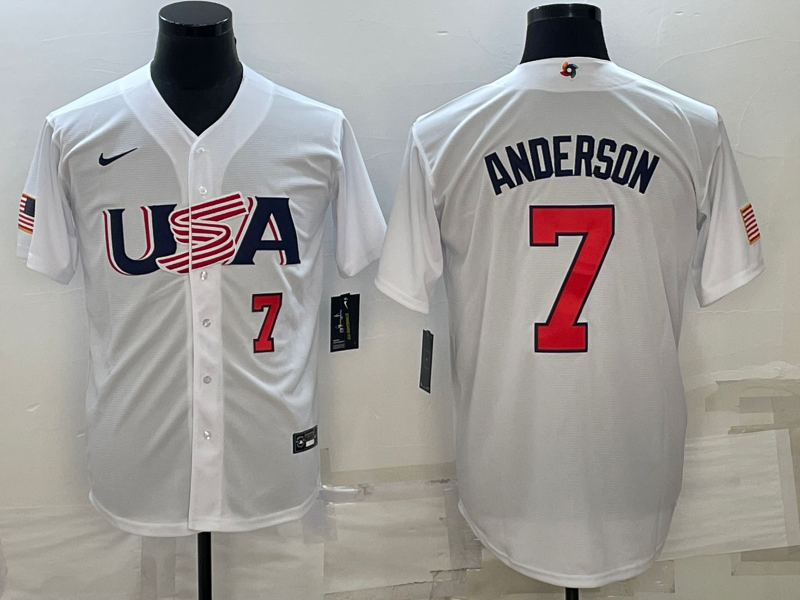 USA 2023 World Cup Baseball Jerseys 53
