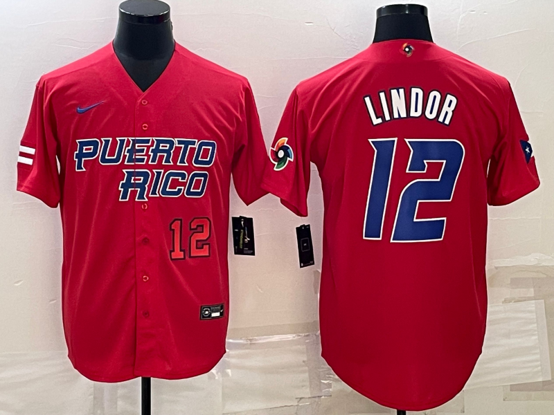 Puerto Rico 2023 World Cup Baseball Jerseys 41