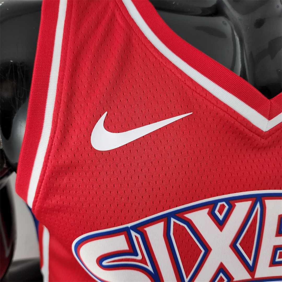 Rookie Philadelphia 76ers Iverson #3 red NBA Jersey 3