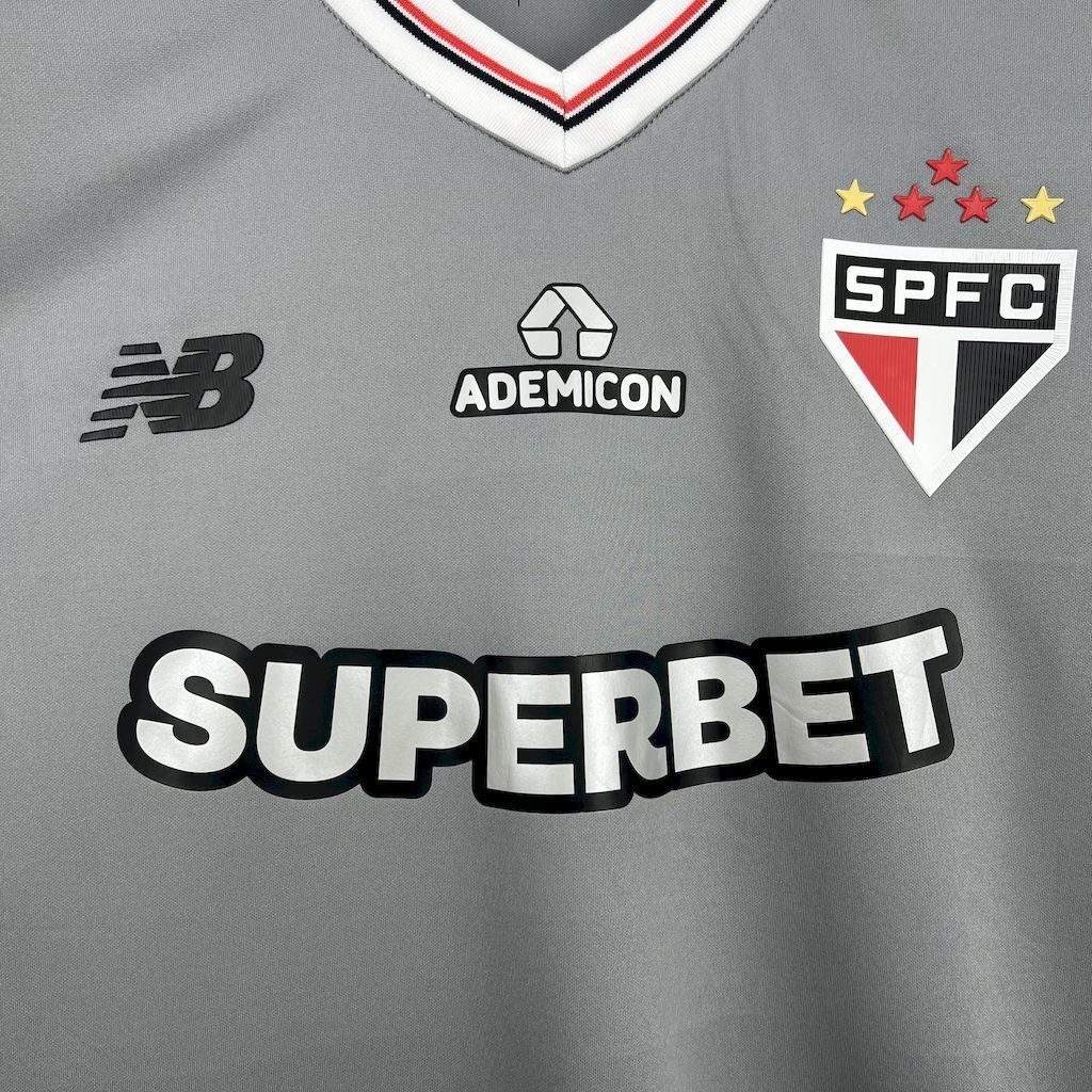 25-26 Sao Paulo Grey Day Kit Soccer T-Shirt AAAAJersey Supply Yupoo 4
