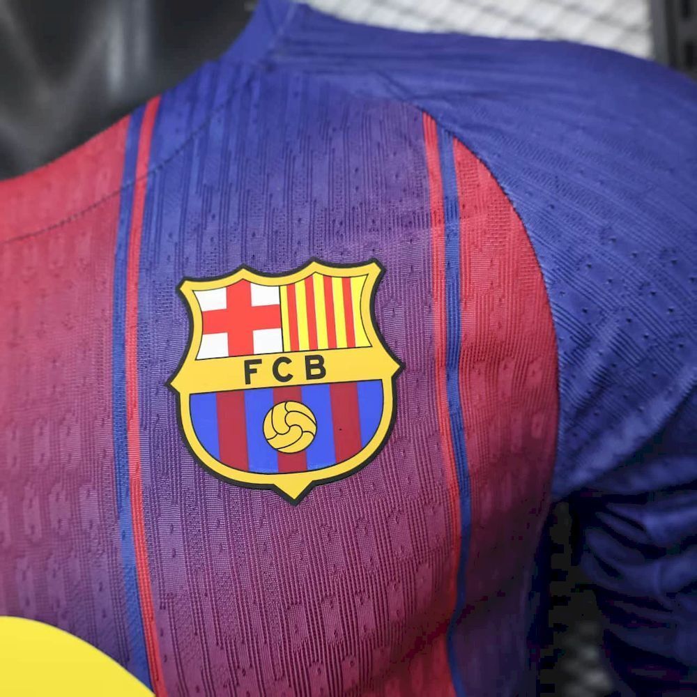 25-26 Barcelona Home Long Sleeves Kit Player Version Shirt AAAAJersey Supply Yupoo 7