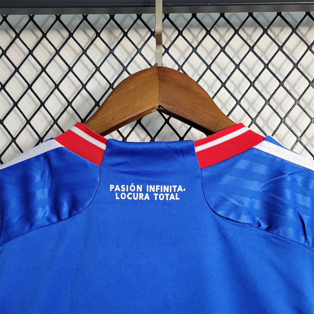 23-24 University of Chile home kids kit 7