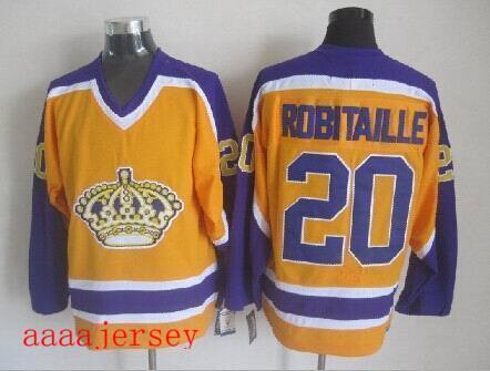 Los Angeles Kings retro ice hockey jersey M-3XL 洛杉矶国王队复古冰球服 6