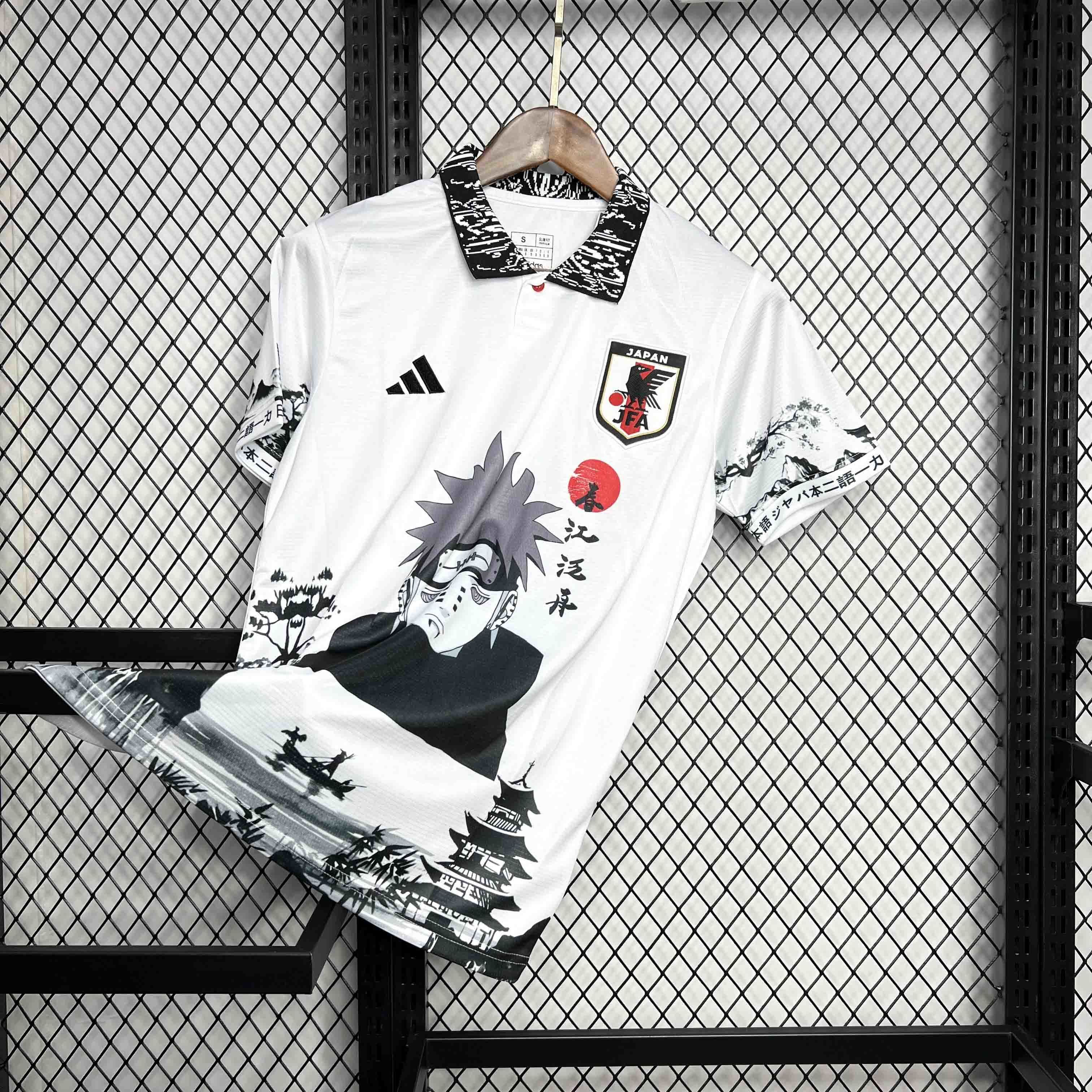 2024 Japan Naruto Akatsuki Anime White Special Edition Soccer Uniform AAAAJersey Dropshiping Yu 2