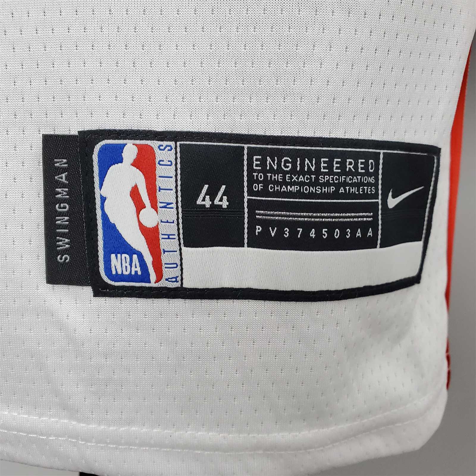 76ers Harden #1 V-Neck White 6