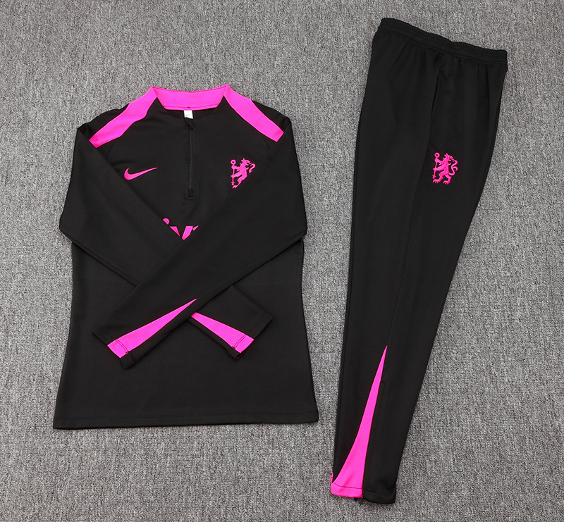 24-25 Chelsea Long Sleeve Training Suit Football Shirts 1