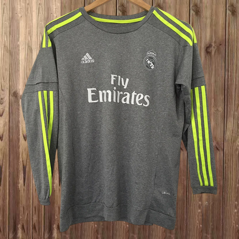 15-16 Real Madrid Third Retro Kit Long Sleeve Shirt Soccer AAAAJersey Yupoo