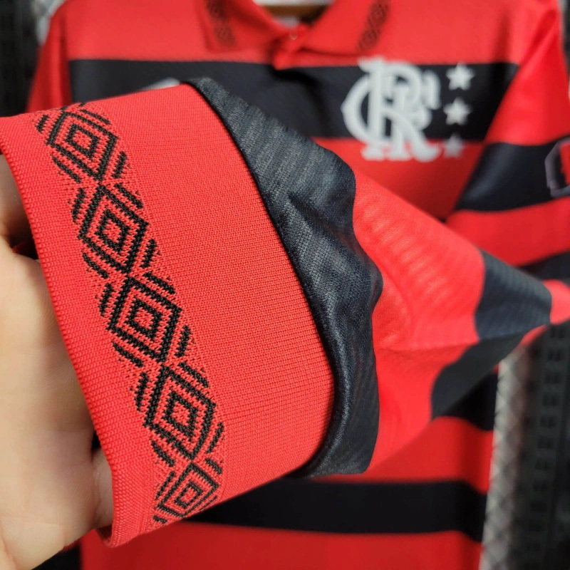 94-95 Flamengo Home Retro Kit Long Sleeve Vintage Shirt Football AAAAJersey Supplier 3