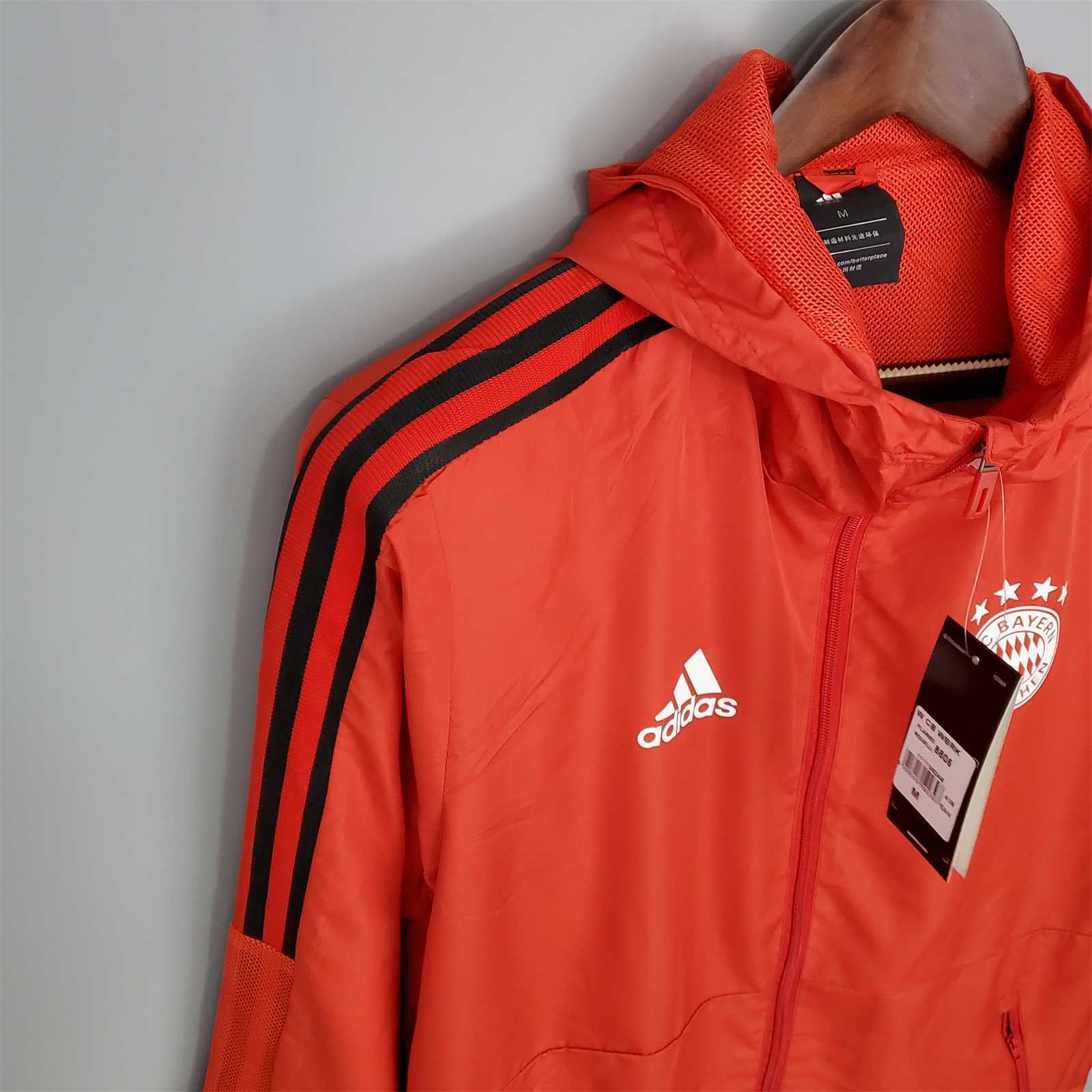 21-22 Bayern Red Windbreaker 5