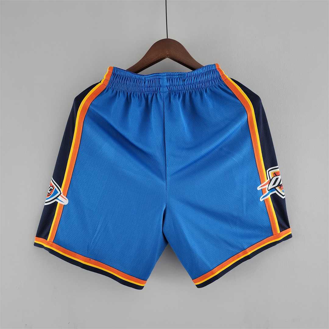 Oklahoma City Thunder NBA Shorts Blue 3