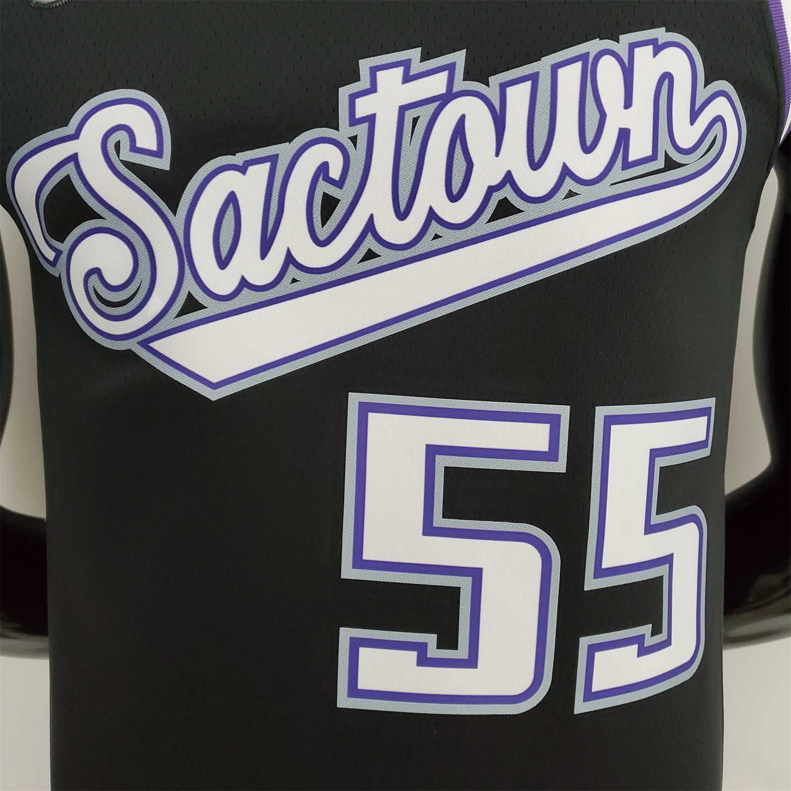 2022 Season Williams#55 Kings City Edition Black NBA Jersey 6
