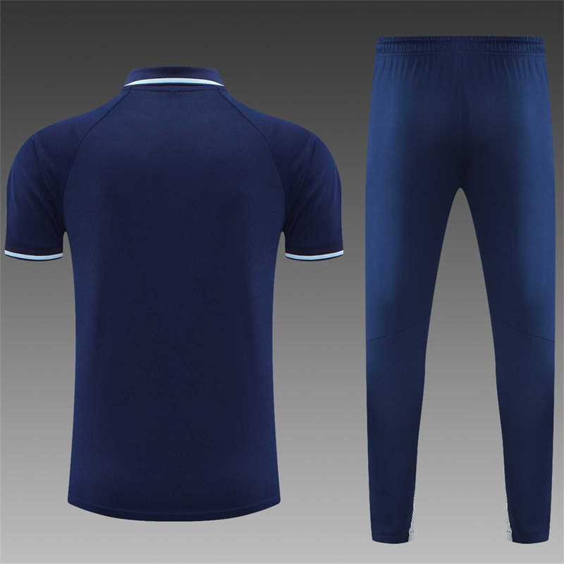 Manchester City Polo deep royal blue stripes 16