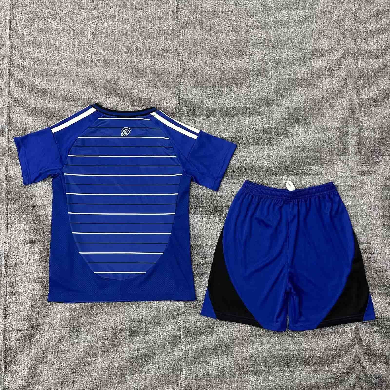24-25 Aston Villa Third Kids Kits Youth Apparels AAAAJersey Supplier Yupoo 1