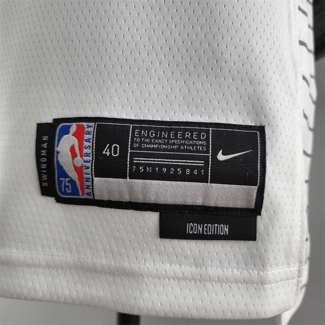 75th Anniversary WALL#11 Los Angeles Clippers NBA Jersey White 6