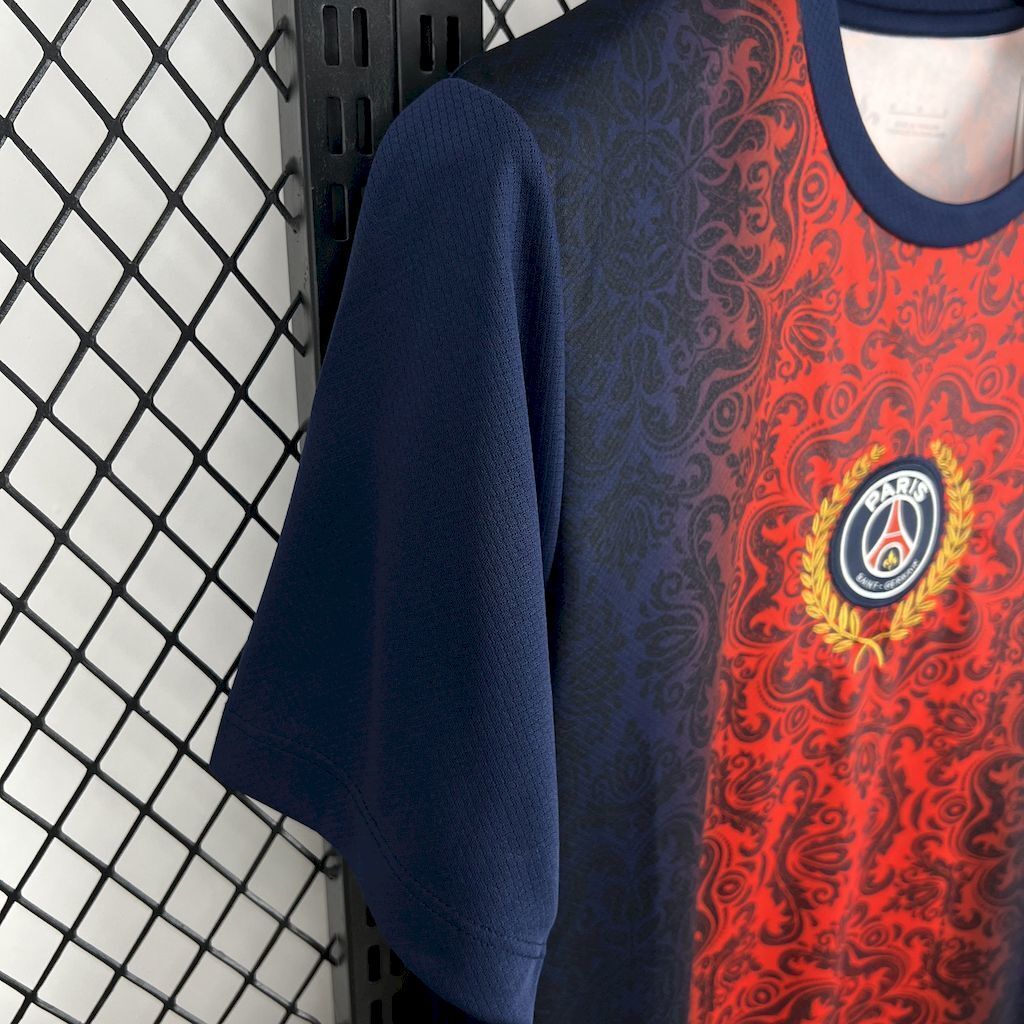 25-26 PSG European Champions Red&Navy Special Shirt Football Apparels AAAAJersey Supply Yupoo 1