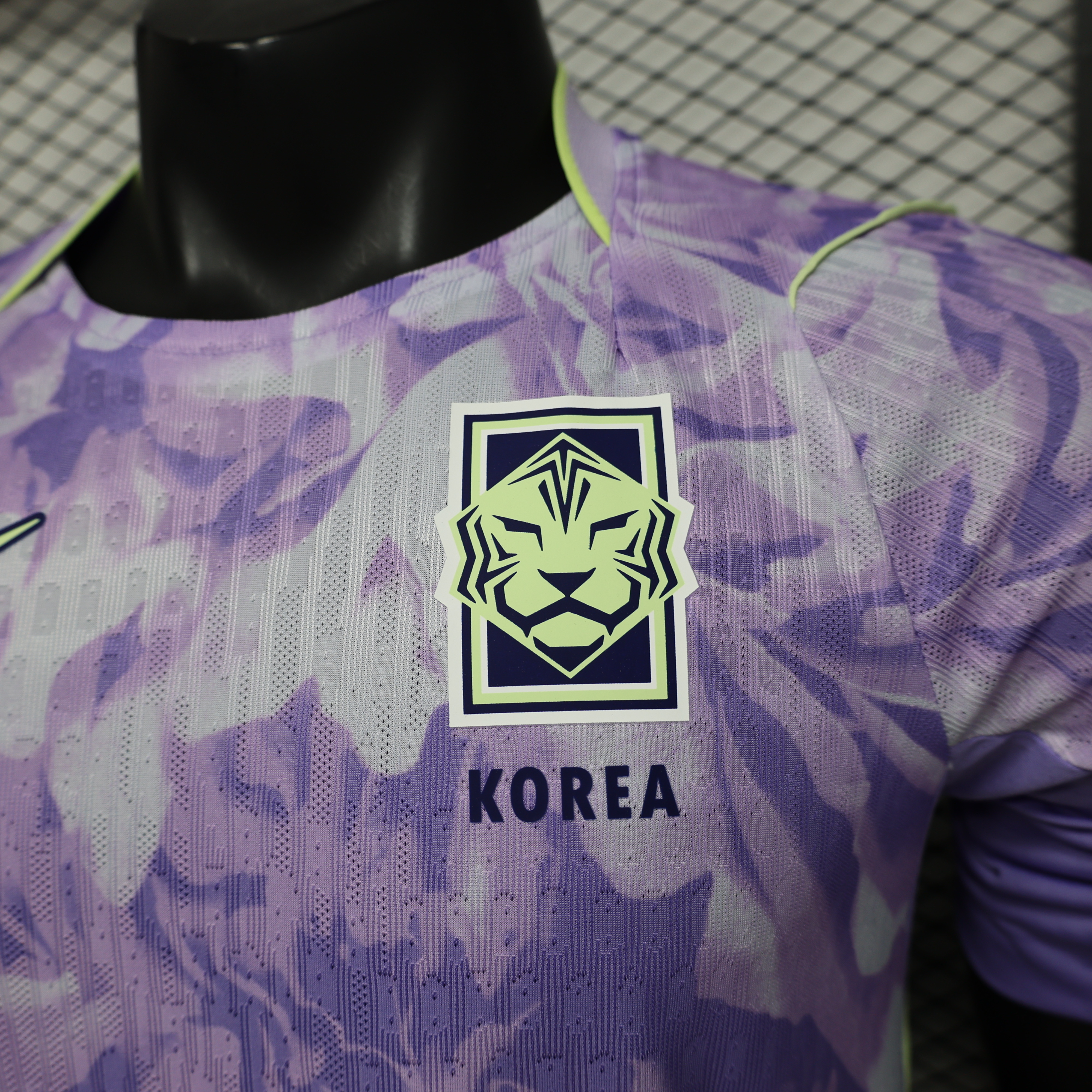 World Cup 2026 South Korea Mens Away Kit Player Version Soccer Shirt Red AAAAJersey Dropship Yupoo 4