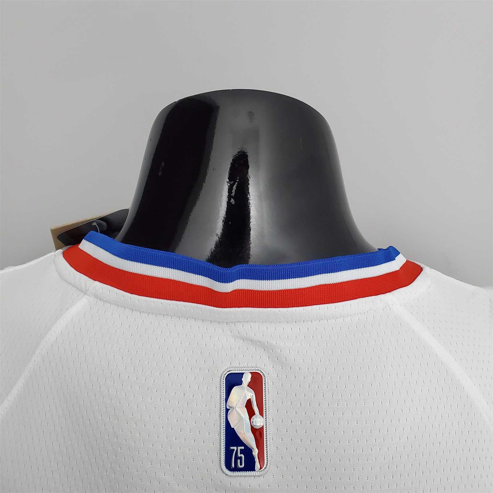 75th Anniversary Philadelphia 76ers EMBIID#21 White NBA Jersey 8