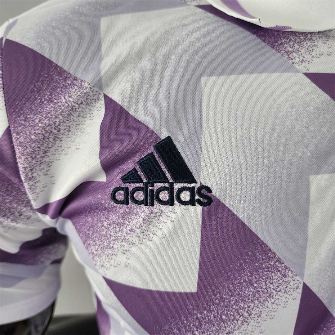 22-23 Real Madrid POLO purple-white 1